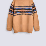 BOYS MOCK ZIPPER SWEATER