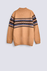 BOYS MOCK ZIPPER SWEATER