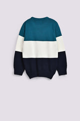 BOYS COLOR BLOCK SWEATER