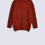 BOYS MOCK NECK SWEATER