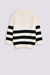 BOYS CABLE KNIT SWEATER