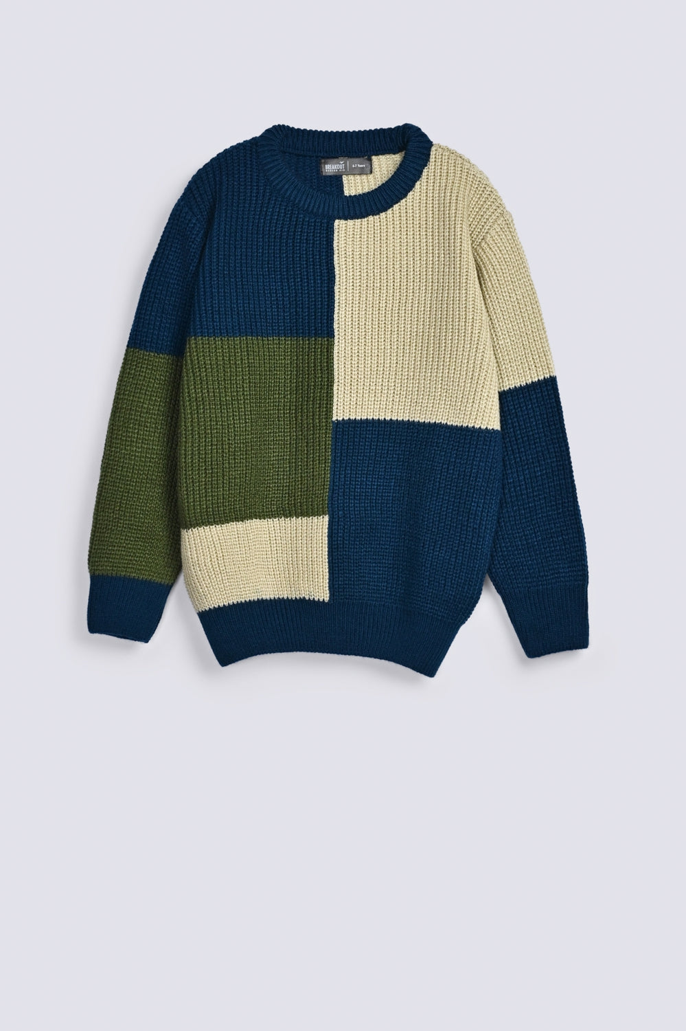 BOYS COLOR BLOCK SWEATER