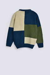 BOYS COLOR BLOCK SWEATER