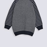 BOYS JACQUARD RAGLAN SLEEVE SWEATER