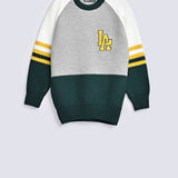 BOYS COLOR BLOCK RAGLAN SWEATER