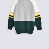 BOYS COLOR BLOCK RAGLAN SWEATER