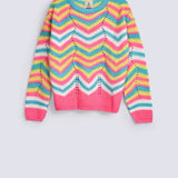 GIRLS STRIPERED SWEATER