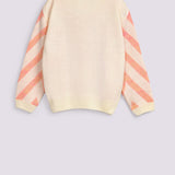 GIRLS JACQUARD SWEATER WITH LUREX