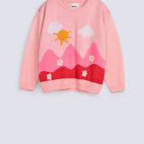 GIRLS JAQUARD SWEATER