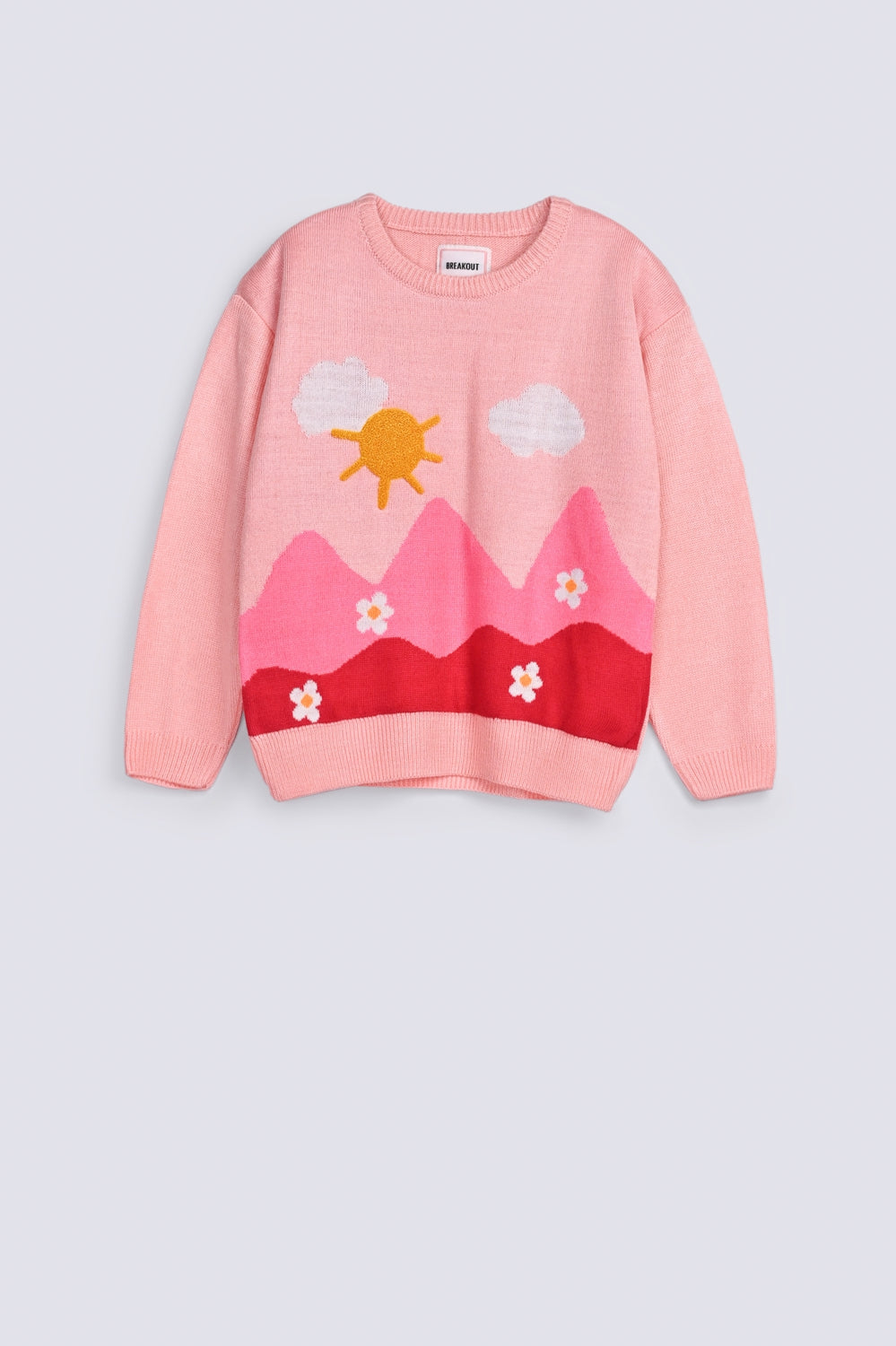 GIRLS JAQUARD SWEATER