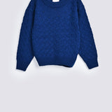 GIRLS DROP SHOULDER PEARLED SWEATER