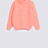 GIRLS POINTELLE SWEATER