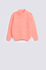 GIRLS POINTELLE SWEATER