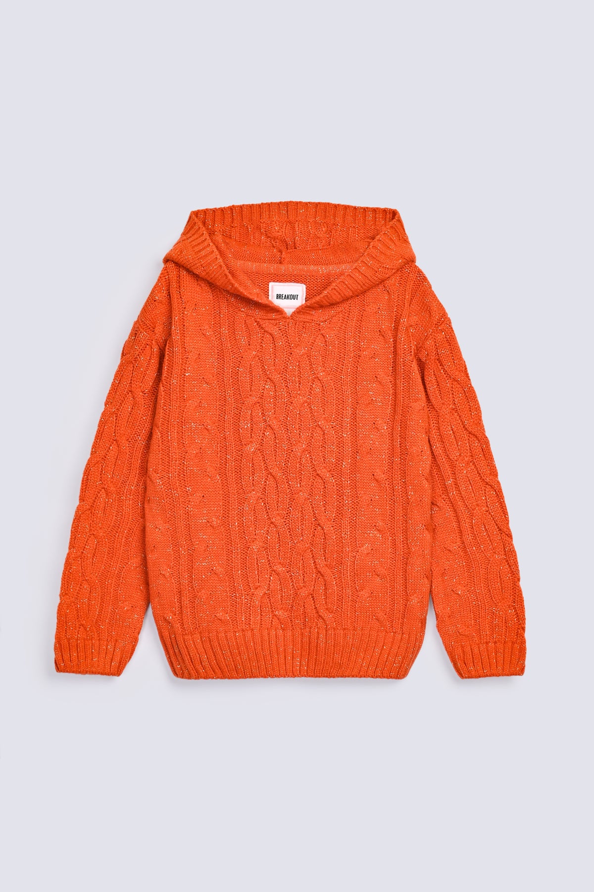 GIRLS DROP SHOULDER LUREX SWEATER