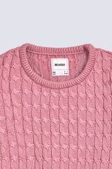 GIRLS CABLE KNIT SWEATER