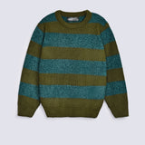 BOYS SPECIAL KNIT STRIPER SWEATER