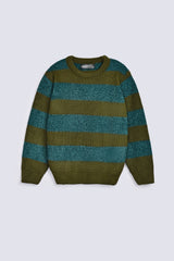 BOYS SPECIAL KNIT STRIPER SWEATER