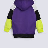 BOYS COLOR BLOCK HOODED TOP