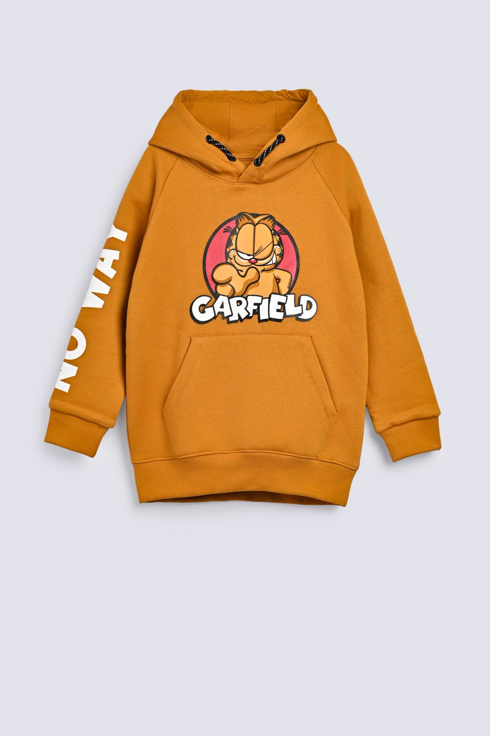 BOYS GARFIELD HOODED TOP