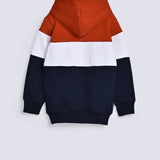 BOYS CABLE JACQUARD HOODED TOP