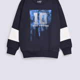 BOYS CONTRST PANEL SWEATSHIRT