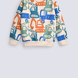 BOYS ROTARY PRINT SWEATSHIRT