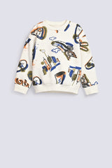 BOYS ROTARY PRINT SWEATSHIRT