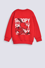 BOYS SNOOPY PRINT SWEATSHIRT