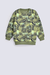 BOYS ROTARY PRINT SWEATSHIRT