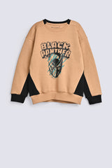 BOYS DROP SHOULDER CONTRAST PANEL SWEATSHIRT