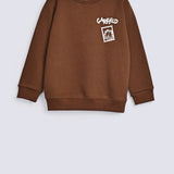 BOYS GARFIELD PRINT SWEATSHIRT