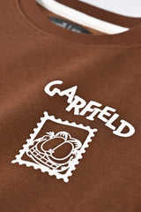 BOYS GARFIELD PRINT SWEATSHIRT