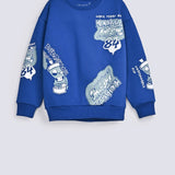 BOYS DROP SHOULDER PRINTED SWEATSHIRT