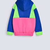 GIRLS COLOR BLOCKING HOODIE