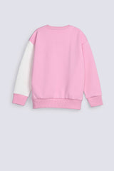 GIRLS DROP SHOULDER BARBIE SWEATSHIRT