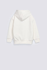 GIRLS DROP SHOULDER HOODED TOP