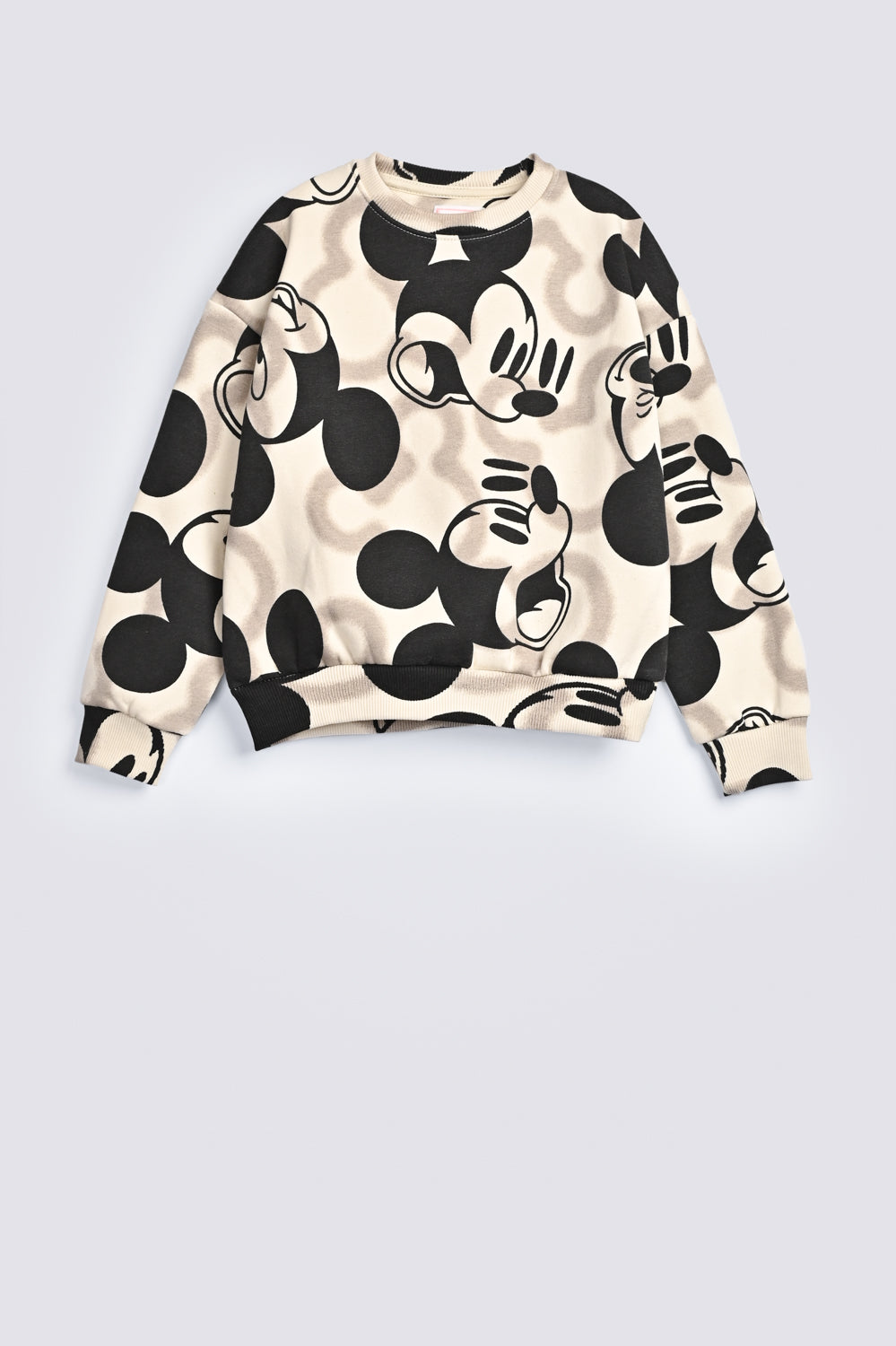 GIRLS CROPPED BOXY FIT MICKEY SWEATSHIRT