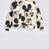 GIRLS CROPPED BOXY FIT MICKEY SWEATSHIRT