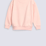 GIRLS DROP SHOULDER SWEATSHIRT WITH BEADS