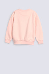 GIRLS DROP SHOULDER SWEATSHIRT WITH BEADS