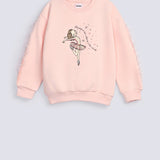 GIRLS DROP SHOULDER DOLL SWEATSHIRT