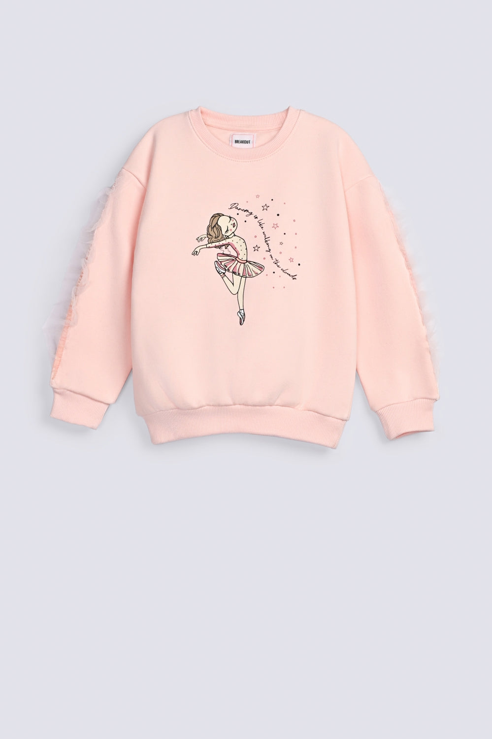 GIRLS DROP SHOULDER DOLL SWEATSHIRT