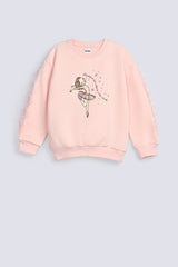 GIRLS DROP SHOULDER DOLL SWEATSHIRT