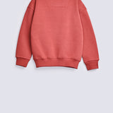 GIRLS DROP SHOULDER EMBELLISHED SWEATSHIRT