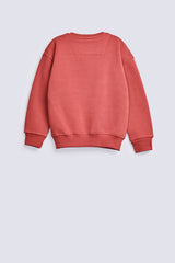 GIRLS DROP SHOULDER EMBELLISHED SWEATSHIRT