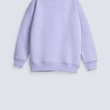 GIRLS DROP SHOULDER EMBELLISHED SWEATSHIRT