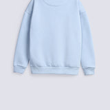 GIRLS DROP SHOULDER EMBELLISHED SWEATSHIRT