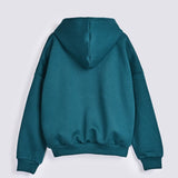 GIRLS DROP SHOULDER STUDED HOODED TOP