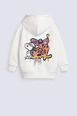 BOYS SNOOPY PRINT HOODED TOP