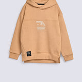 BOYS DROP SHOULDER PANEL HOODIE TOP